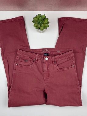 French Dressing Jeans Red Olivia Size 6 Women Casual Denim